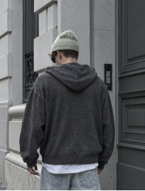 Bluza Staff zip gray premium oversize