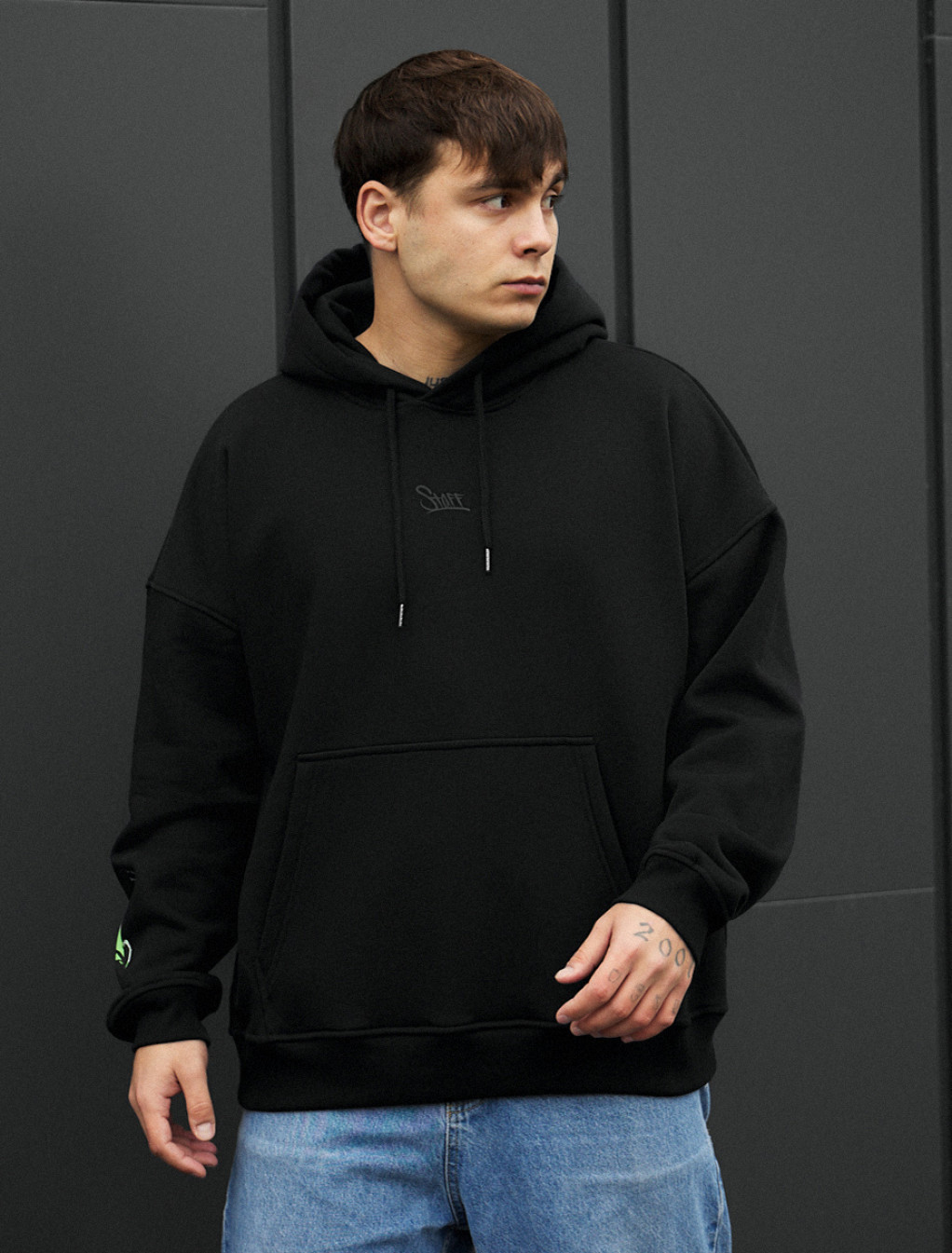 Bluza Staff stars & logo oversize fleece