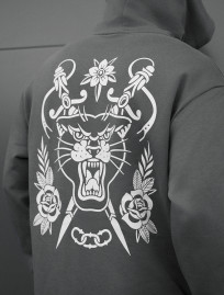 Bluza Staff tiger & flowers oversize