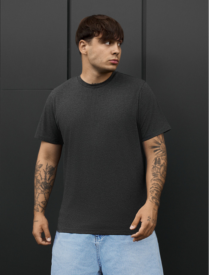 Koszulka Staff no mardi dark gray melange
