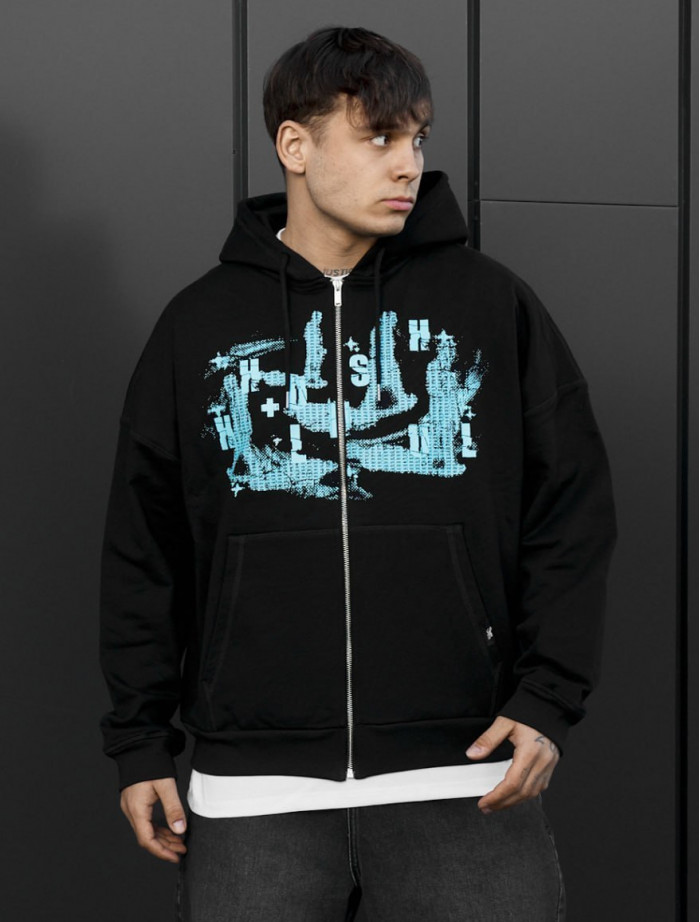 Bluza Staff x Husll people zip oversize