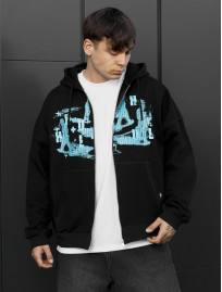 Bluza Staff x Husll people zip oversize