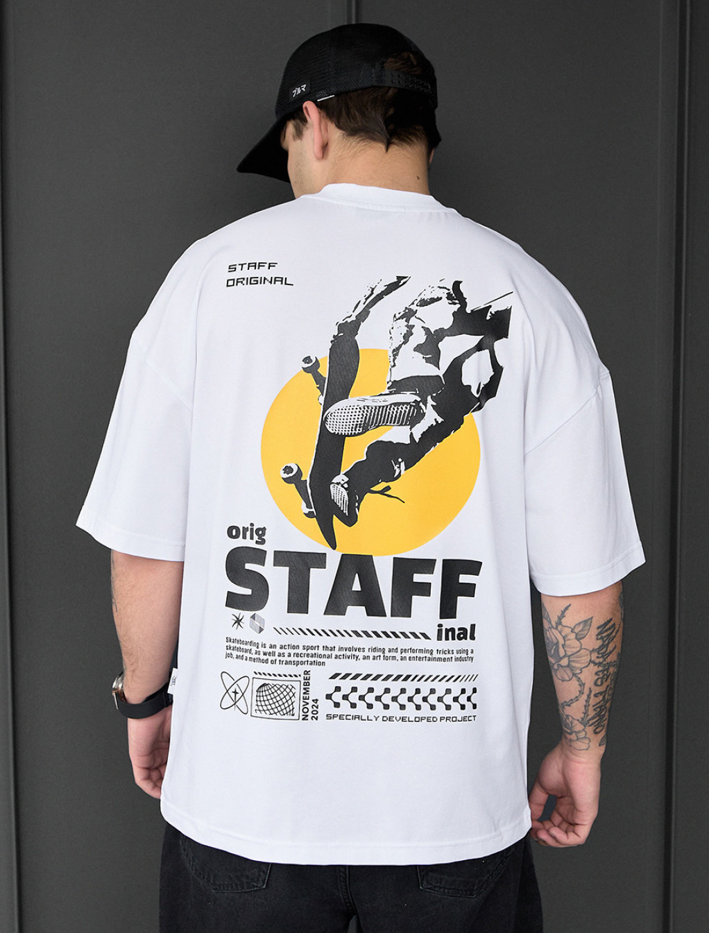 Koszulka Staff skate oversize