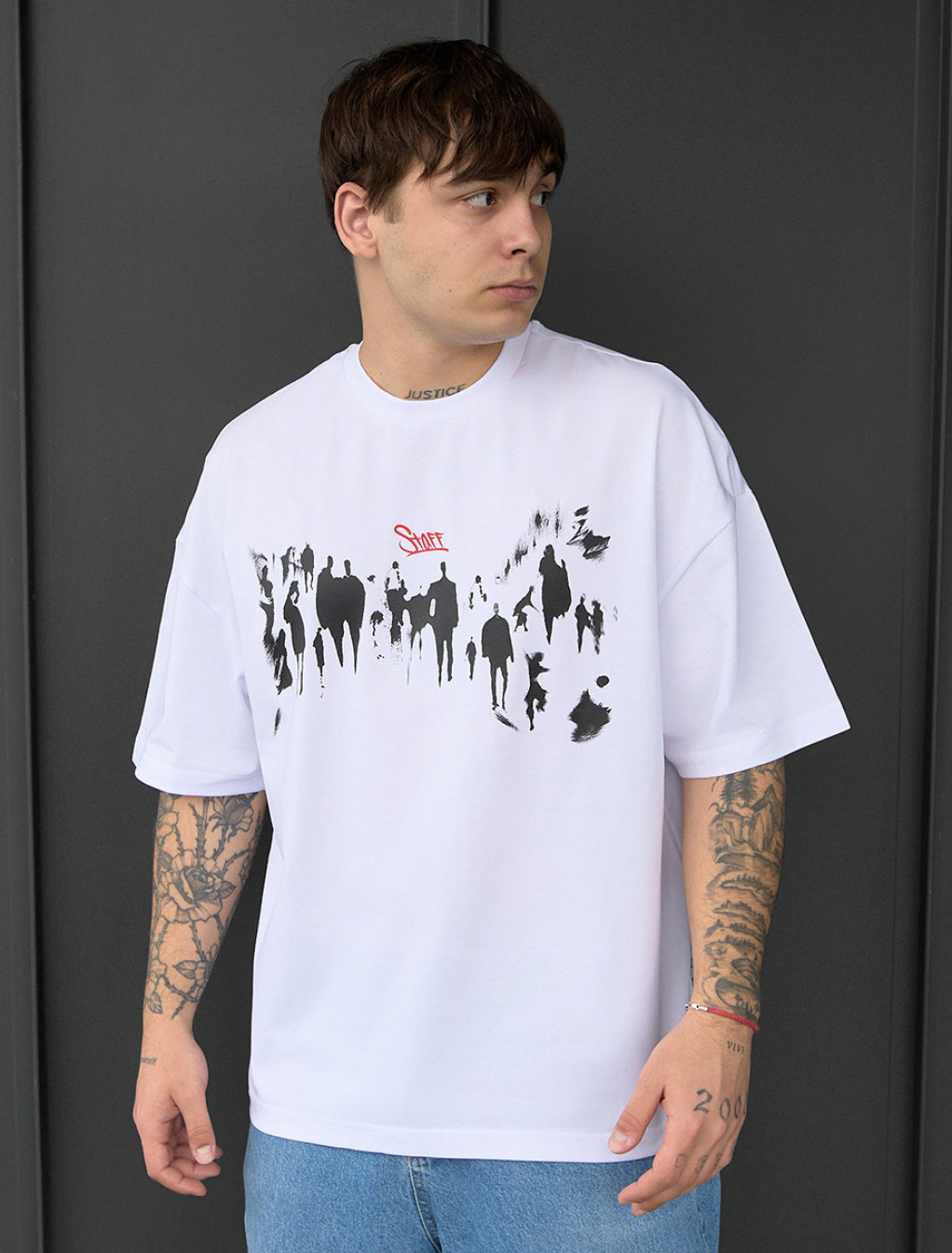 Koszulka Staff logo & people oversize