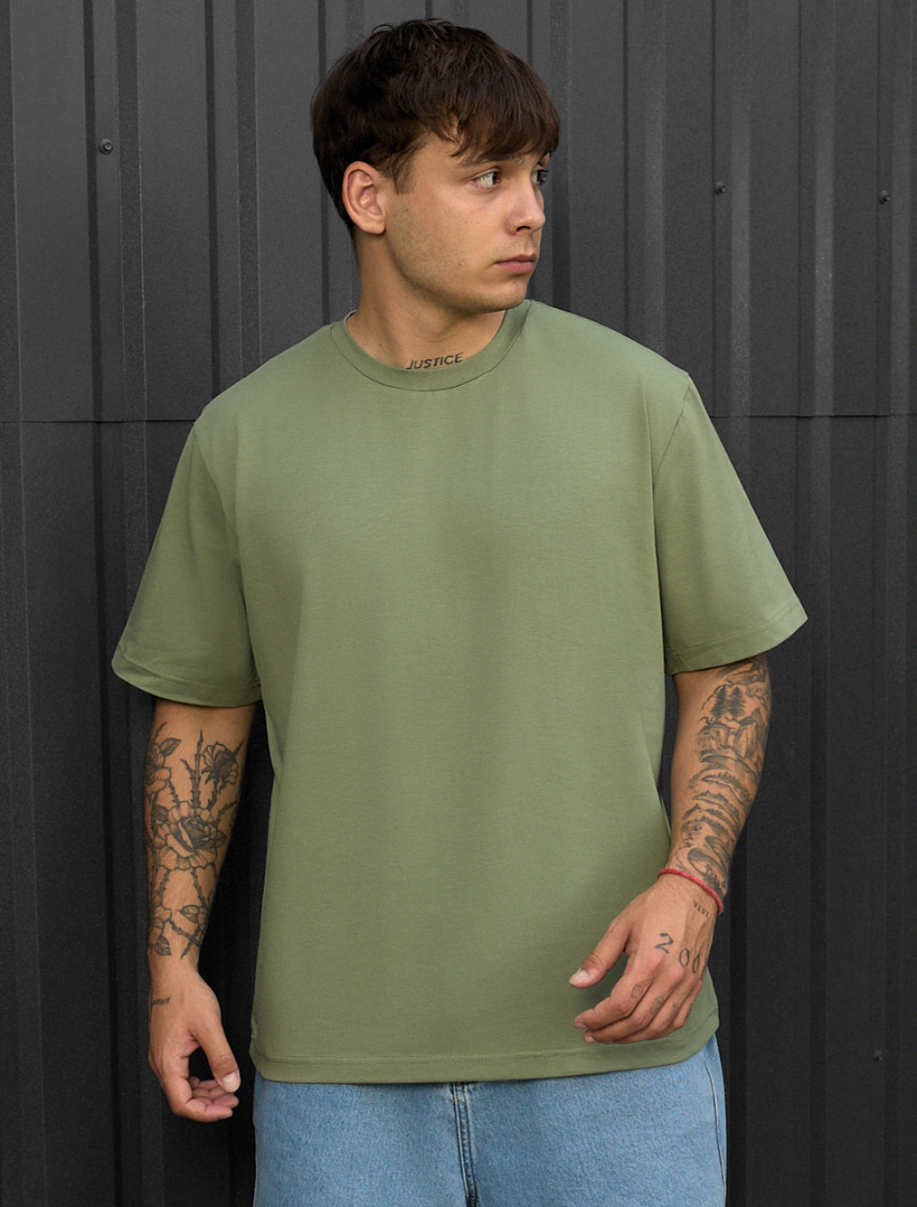 Koszulka Staff green oversize