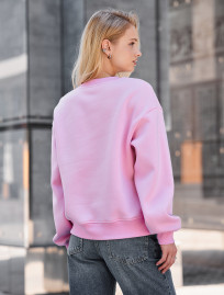 Bluza Staff lay pink oversize fleece