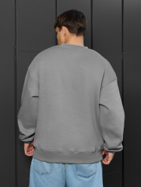 Bluza Staff gray oversize fleece