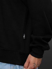 Bluza Staff black oversize fleece
