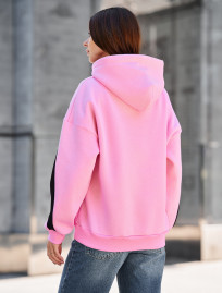 Bluza Staff fil pink oversize fleece