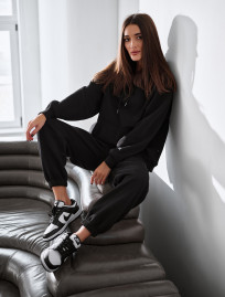 Dres Staff lo black oversize fleece