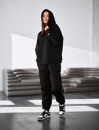 Dres Staff lo black oversize fleece