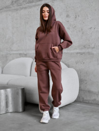 Dres damski Staff lo brown oversize fleece