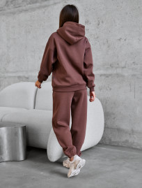 Dres damski Staff lo brown oversize fleece