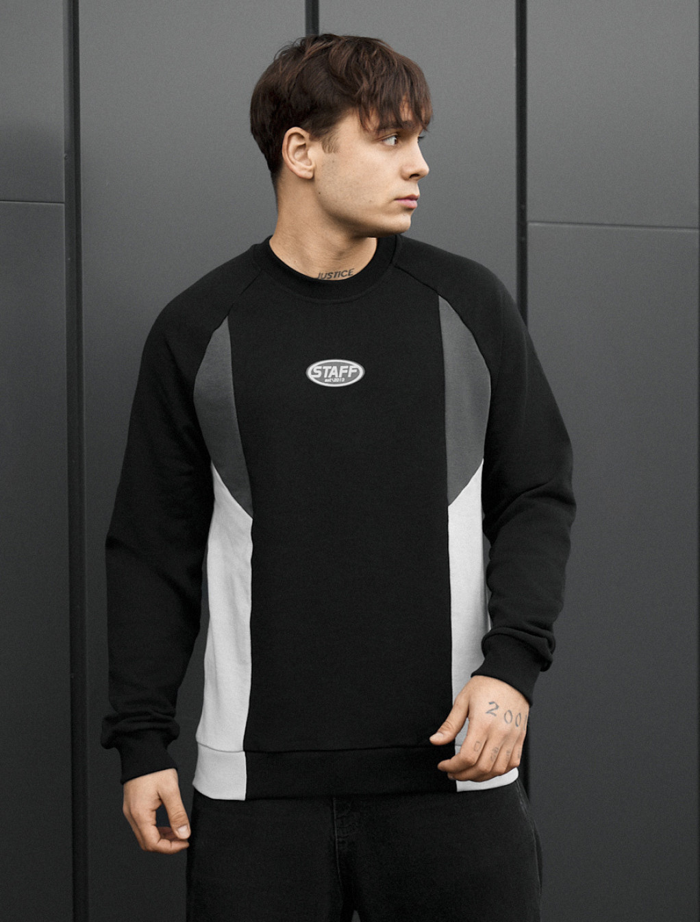 Bluza Staff mix logo