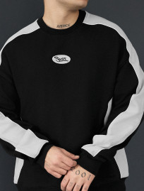 Bluza Staff bn logo & reflective oversize