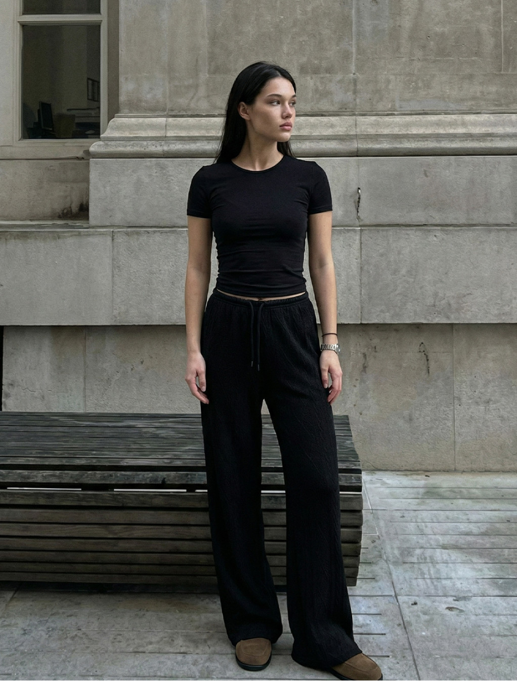 Spodnie Staff ins black