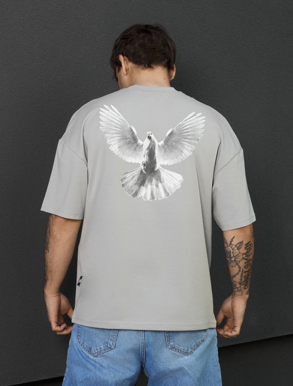 Koszulka Staff dove oversize