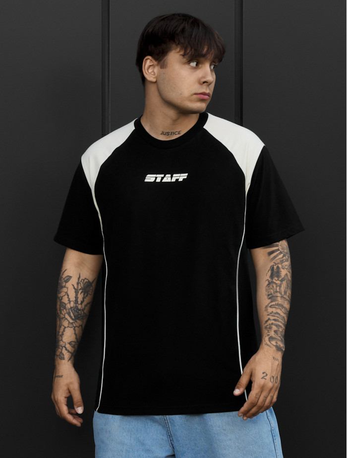 Koszulka Staff black & white logo reglan