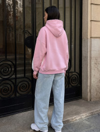 Bluza Staff fil pink oversize fleece