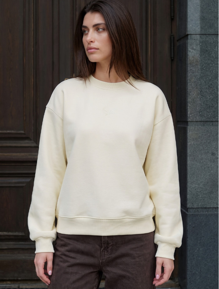 Bluza Staff lay milk logo oversize fleece