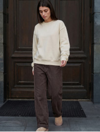 Bluza Staff lay milk logo oversize fleece