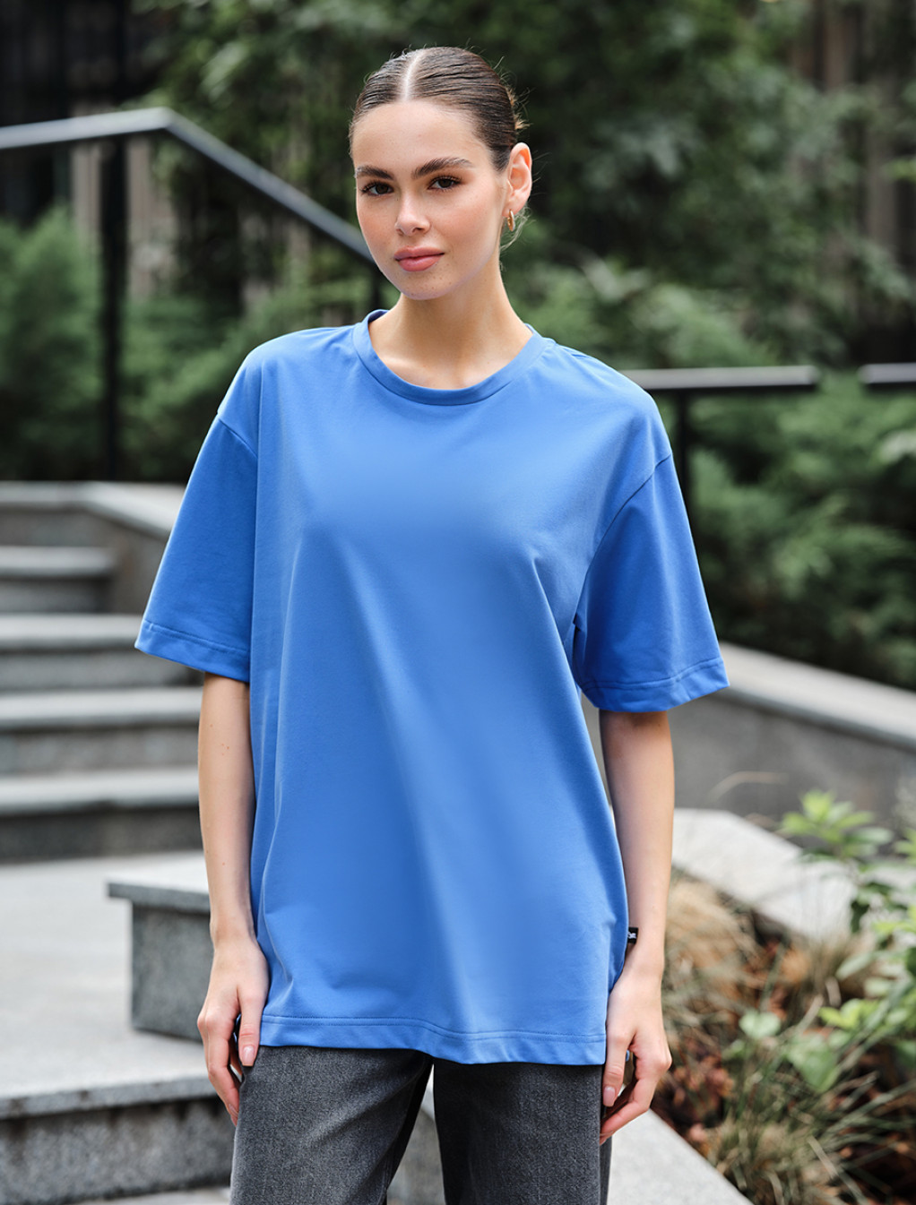 Koszulka damska Staff li blue oversize