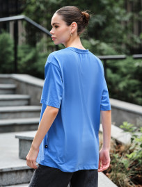 Koszulka damska Staff li blue oversize