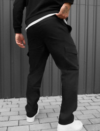 Spodnie Staff cargo kas black