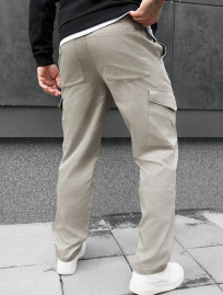 Spodnie Staff cargo kas light gray