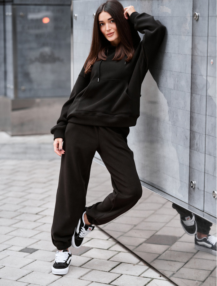 Dres Staff nu black oversize fleece