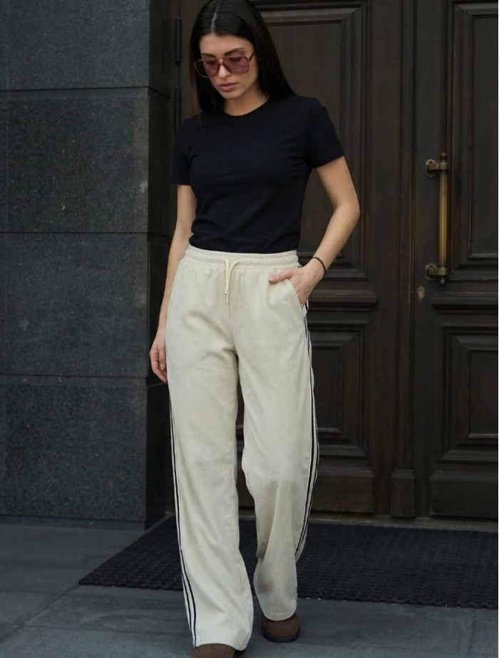 Spodnie Staff ove light beige