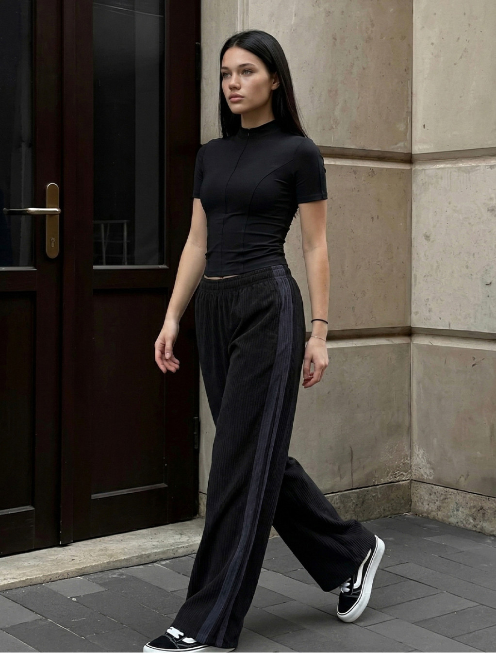 Spodnie Staff re black