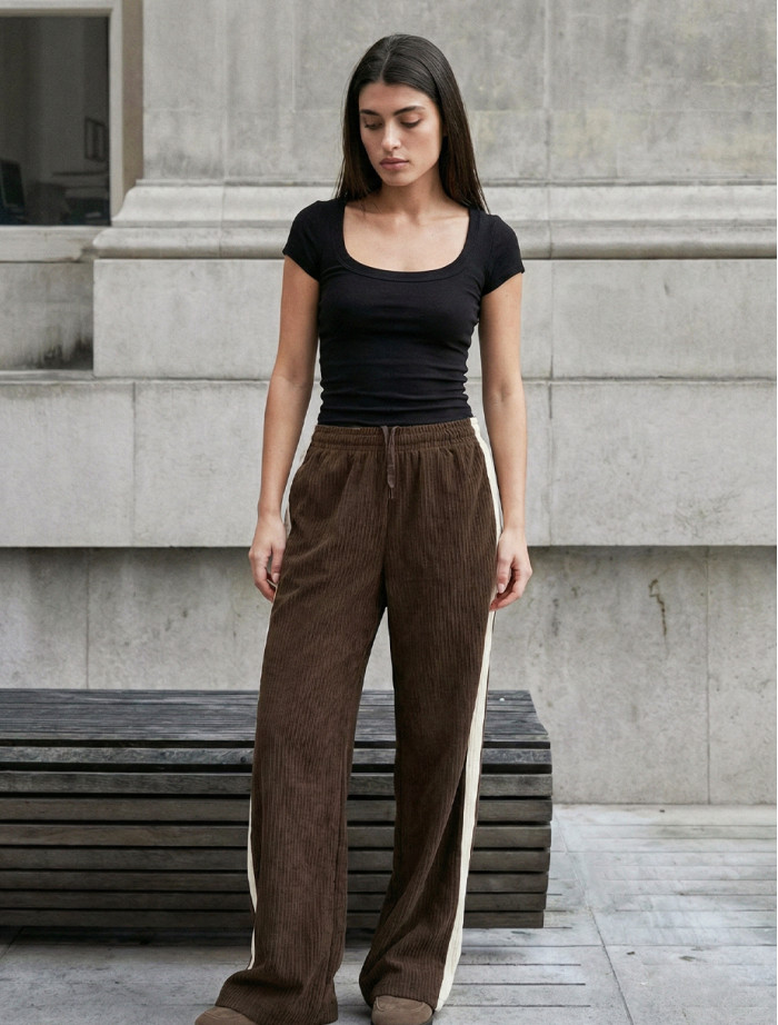 Spodnie Staff re brown