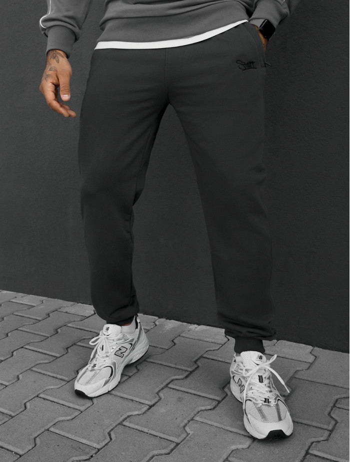 Spodnie dresowe Staff ho dark gray