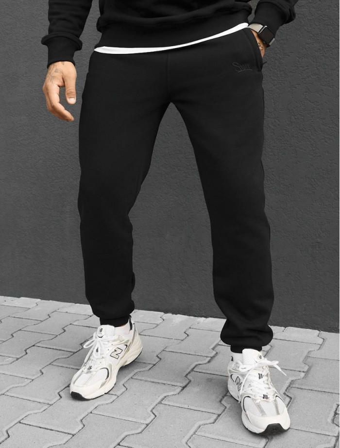 Spodnie dresowe Staff ho black logo fleece