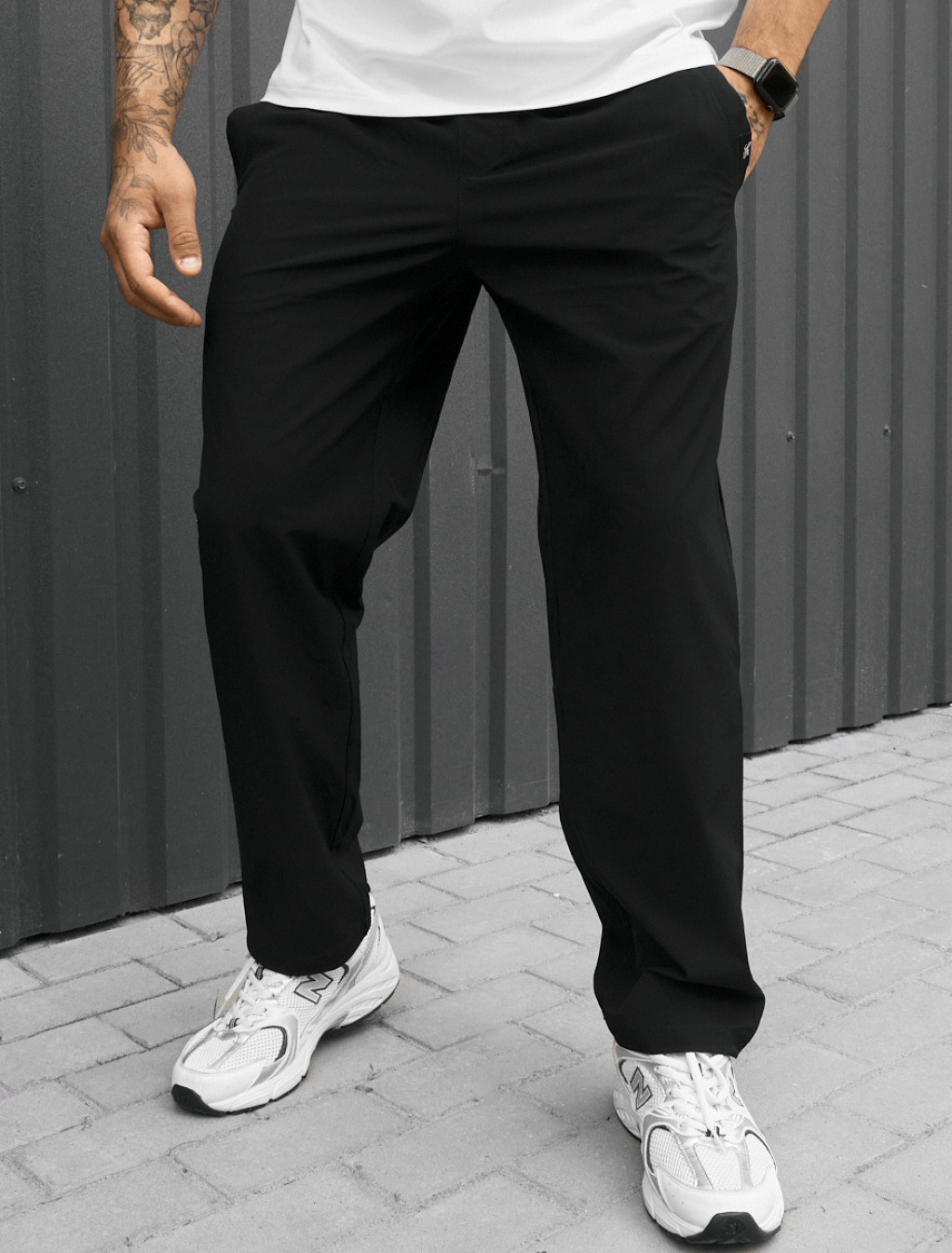 Spodnie chinos Staff ul black
