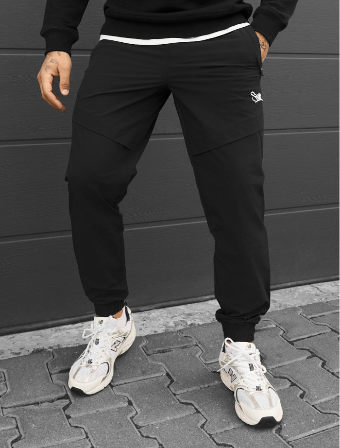 Joggery Staff spandex di black