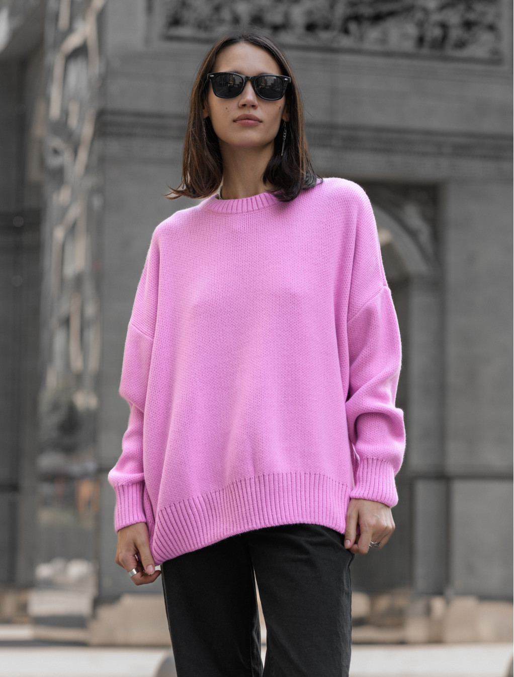 Damska bluza Staff ultra purple oversize