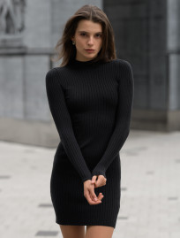 Damska sukienka dzianinowa Staff black 4
