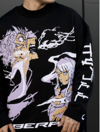 Sweter Staff x Husll cyber oversize