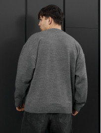 Sweter Staff x Husll logo oversize