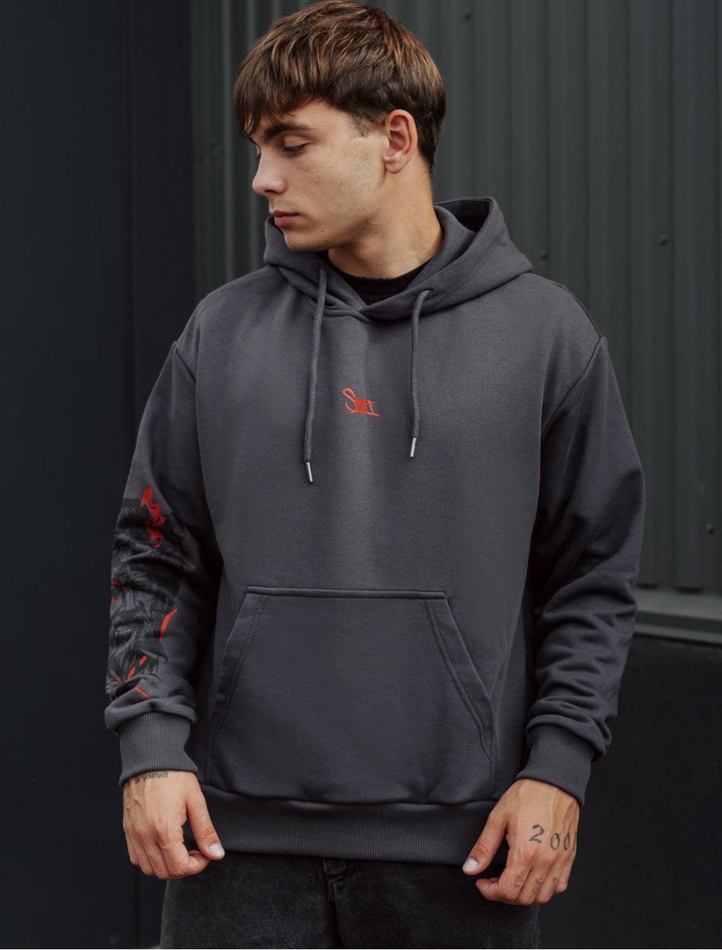 Bluza Staff wolf oversize