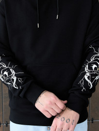 Bluza z kapturem Staff medusa & snake oversize