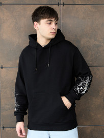 Bluza z kapturem Staff medusa & snake oversize