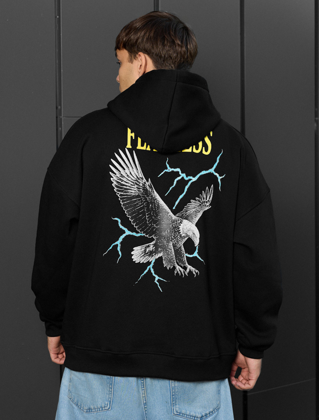 Bluza Staff fearless oversize fleece
