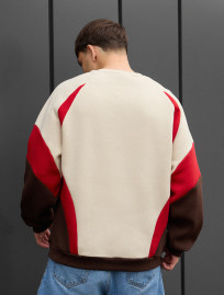 Bluza Staff mix2 logo oversize fleece