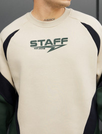 Bluza Staff mix logo oversize fleece
