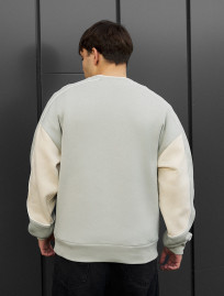 Bluza Staff logo 2 reflective oversize fleece