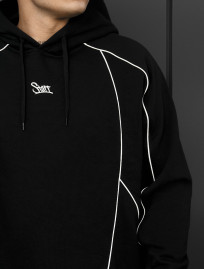 Bluza Staff  black logo reflective fleece