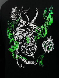Bluza Staff black neon dragon fleece